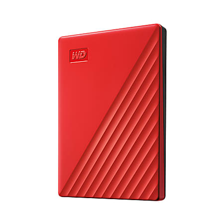 Western Digital My Passport Portable HDD 2TB Red - Office Depot