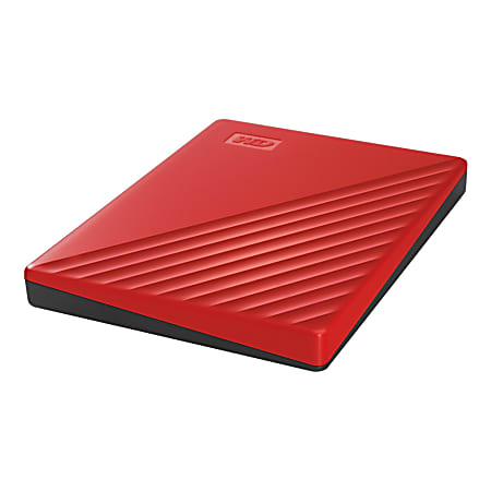 Western Digital My Passport Portable HDD 2TB Red - Office Depot