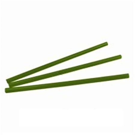 CelloCore Drinking Straws, 7 3/4", Green, 500 Straws Per Box, Case Of 24 Boxes