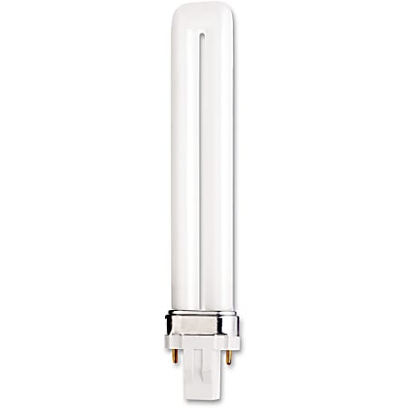 Satco 13W GX23 Pin-Based 2700K Compact Fluorescent Bulb - 13 W - 800 lm - T4 Size - Warm White Light Color - S8310CT