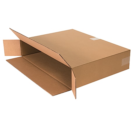 Partners Brand Side Loading Corrugated Cartons, 24" x 5" x 18", Kraft, Pack Of 25