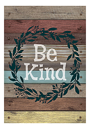 Teacher Created Resources Positive Posters, 13-3/8" x 19", Rustic, Pack Of 4 Posters