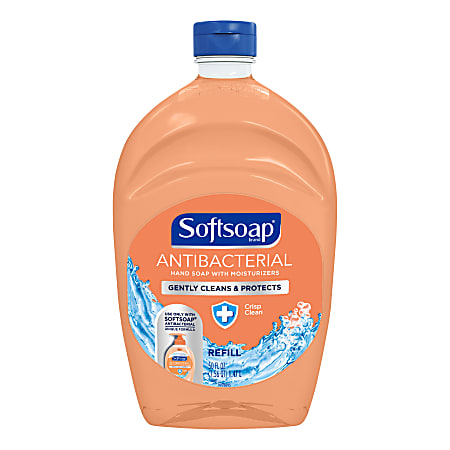 Softsoap® Antibacterial Liquid Hand Soap, Crisp Clean Scent, 50 Oz Bottle