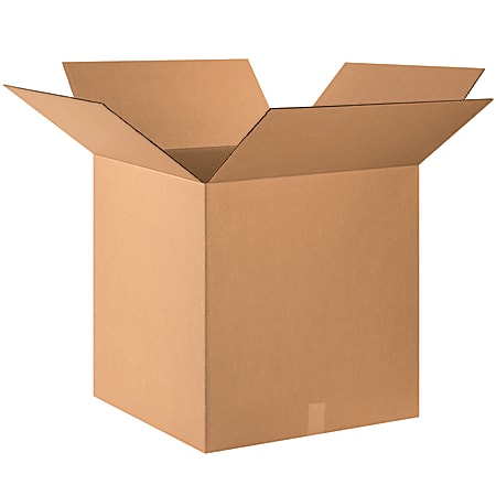 Partners Brand Corrugated Cube Boxes, 24"L x 24"W