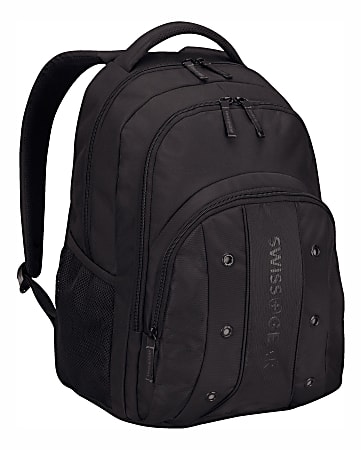 Wenger Upload Backpack With 16 Laptop Pocket Black Office Depot