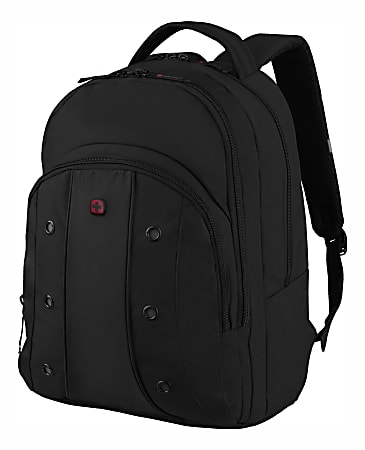 Wenger Upload Backpack With 16 Laptop Pocket Black Office Depot