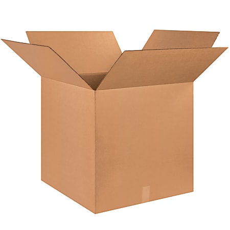 Office Depot® Brand Corrugated Boxes, 25"L x 25"W x 25"H, Kraft, Pack Of 10