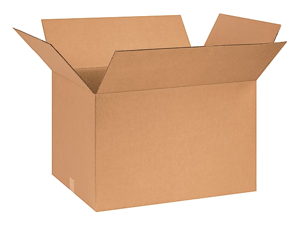 Partners  Brand Corrugated Boxes, 26" x 18" x 16", Kraft, Pack Of 10