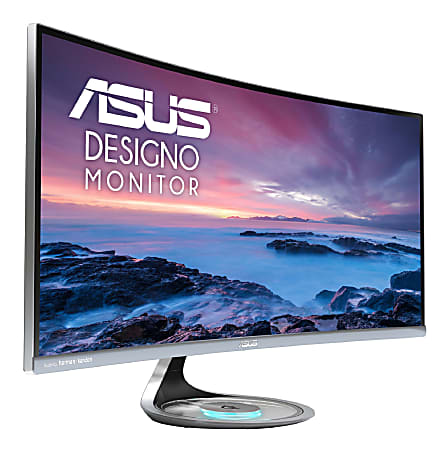美品！ASUS MX34VQ LCDモニター Asus MX34VQ 34 UltraWide QHD LED Curved Monitor - Office Depot