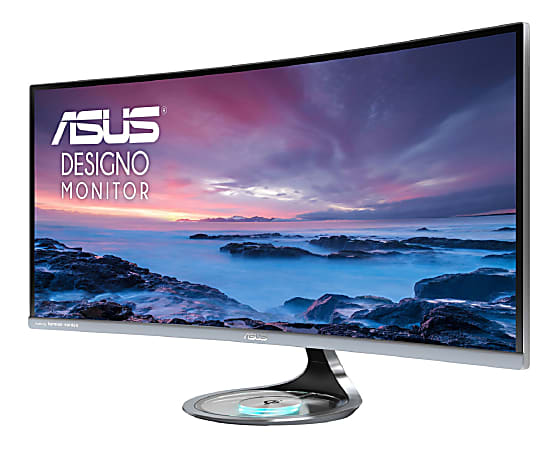 美品！ASUS MX34VQ LCDモニター Asus MX34VQ 34 UltraWide QHD LED Curved Monitor - Office Depot