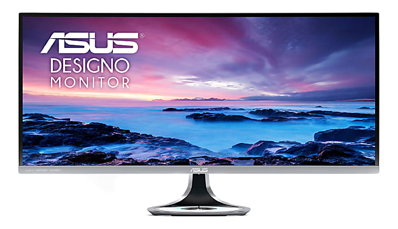 asus　mx34vq Asus MX34VQ 34 UltraWide QHD LED Curved Monitor - Office Depot