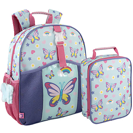Up We Go 3-Piece Backpack Set, Butterfly, Total Qty 1