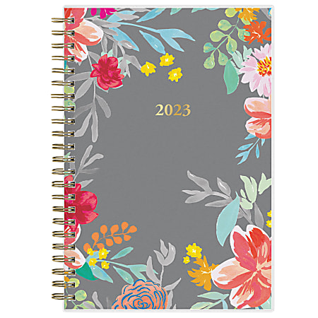 Blue Sky™ Weekly/Monthly Planning Calendar, 5" x 8", Sophie Frosted, January To December 2023, 140088