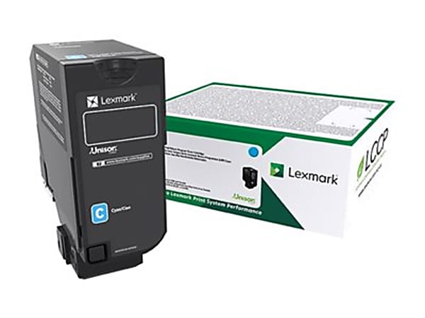 Lexmark - High Yield - cyan - original - toner cartridge LRP - for Lexmark CS720de, CS720dte, CS725de, CS725dte