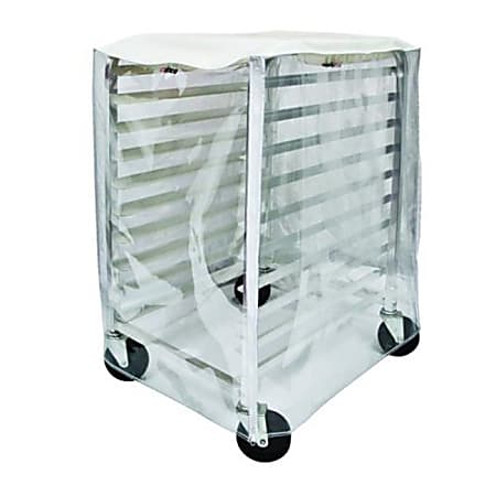 Winco 10-Tier Pan Rack Cover, Clear
