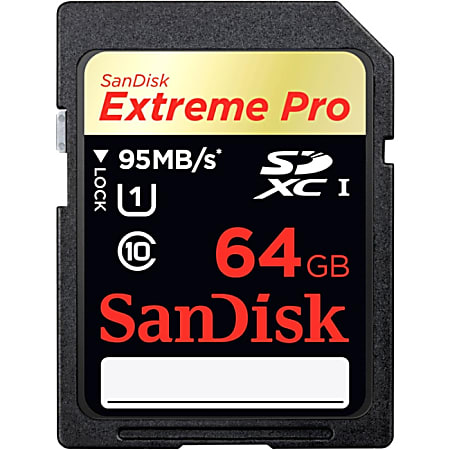 SanDisk Extreme Pro SDSDXPA-064G-A75 64 GB Secure Digital Extended Capacity (SDXC) - 1 Card
