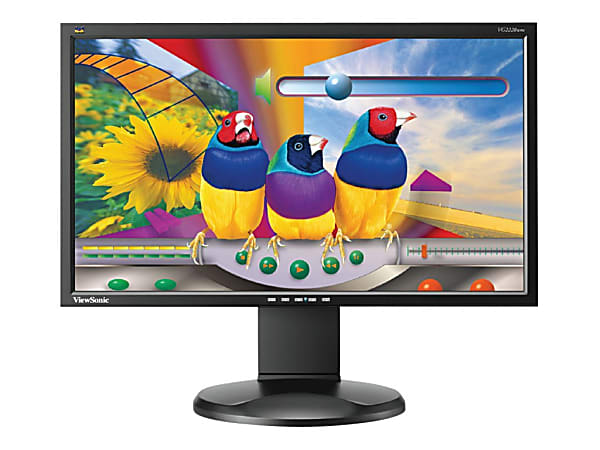 Viewsonic VG2228wm-LED 22" Full HD LED LCD Monitor - 16:9 - 1920 x 1080 - Grayscale - 250 Nit - 5 ms - 75 Hz Refresh Rate - 2 Speaker(s) - DVI - VGA