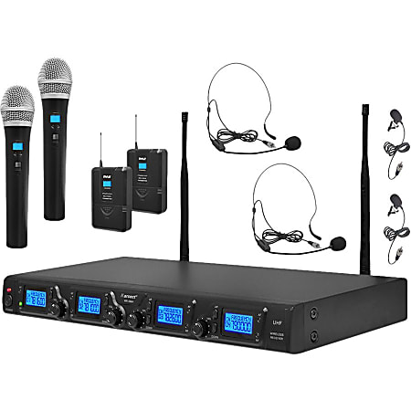 PylePro Premier PDWM4350U Wireless Microphone System - 673 MHz to 698 MHz Operating Frequency