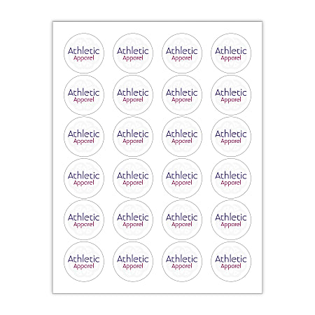 Custom Printed 3-Color Laser Sheet Labels And Stickers,