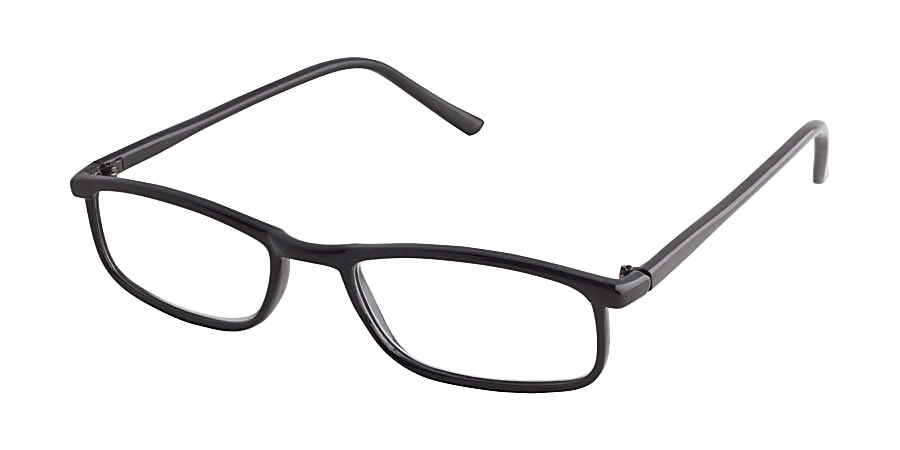 ICU Eyewear DDE Richmond Men's Reading Glasses, Black, +1.75