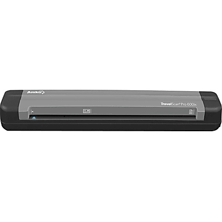 TravelScan Pro 600ix Simplex Document and Card Scanner Bundled w/ AmbirScan for athenahealth - 48-bit Color - 8-bit Grayscale - USB