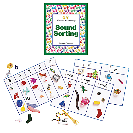 Primary Concepts™ Vowel Sound Sorting with Objects, Pre-K To Grade 2