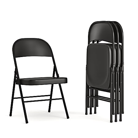 Flash Furniture Hercules Double-Braced Metal Folding Chairs, Set