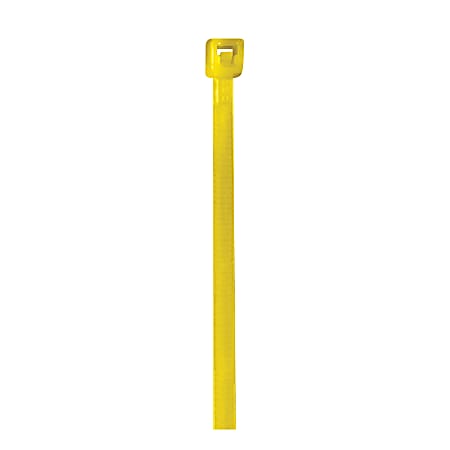 Partners Brand Colored Cable Ties, 18 Lb, 4", Yellow, Case Of 1,000 Ties