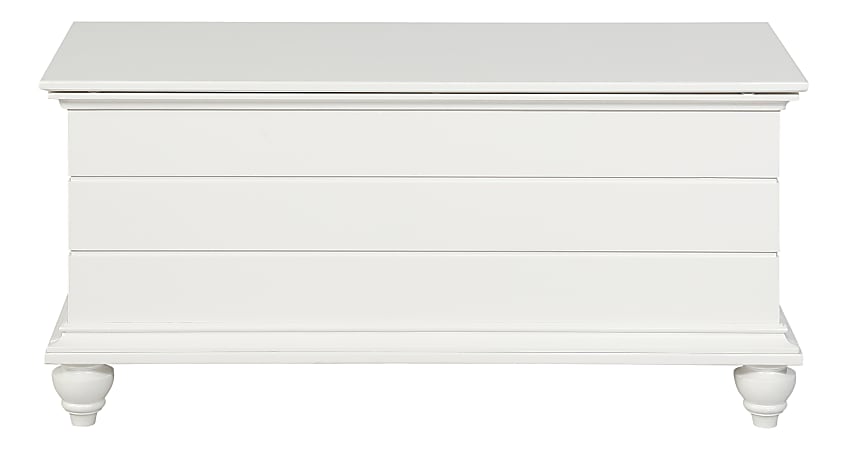 Powell Dorian Chest, 18"H x 40-1/2"W x 16-3/4"D, White