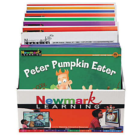 Newmark Learning Rising Readers Leveled Books, Nursery Rhyme Songs And Stories, Grades Pre-K-1, Set Of 12