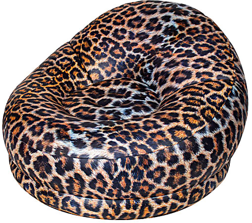 BloChair AirCandy Inflatable Chair, Leopard