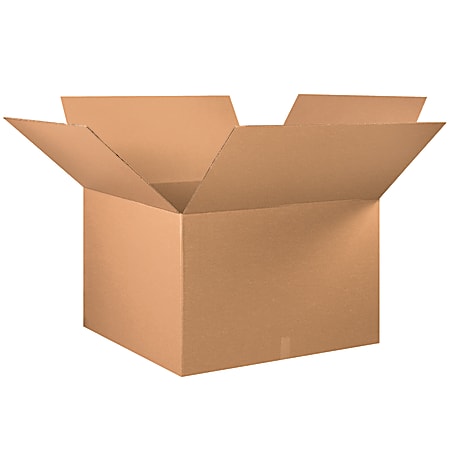 Partners Brand Corrugated Boxes, 36" x 36" x 24", Kraft, Pack Of 5