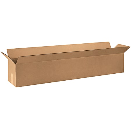 Partners Brand Long Boxes, 48"L x 8"H x 8"W, Kraft, Pack Of 20