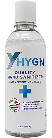 HYGN Fragrance-Free Hand Sanitizer, 12.6 Oz