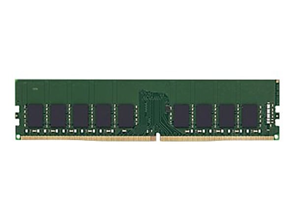 Kingston 16GB DDR4 SDRAM Memory Module - For Server, Desktop PC - 16 GB (1 x 16GB) - DDR4-2666/PC4-21300 DDR4 SDRAM - 2666 MHz - CL19 - 1.20 V - ECC - Unbuffered - 288-pin - DIMM - Lifetime Warranty