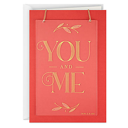 Hallmark Signature Valentine's Day Card With Removable Art (Meant to Be)