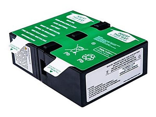 B3E - UPS battery (equivalent to: APC RBC123) - Sealed Lead Acid (SLA) - for P/N: BR900G-RS, BX1350M, BX1350M-LM60, SMT750RM2UNC, SMT750RMI2UC, SMT750RMI2UNC