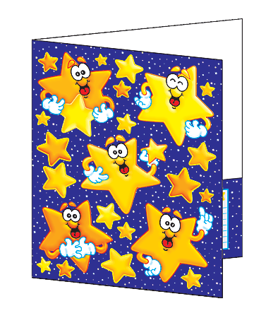 Scholastic 2-Pocket Folder, Look To the Stars, 9" x 12"