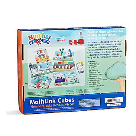 Hand2Mind Numberblocks Mathlink Cubes 11 20 Activity Set - ODP