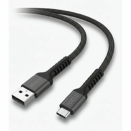 CODi 6' Braided Nylon USB-A to USB-C Charge &amp; Sync Cable - (Durable fast charging cable)