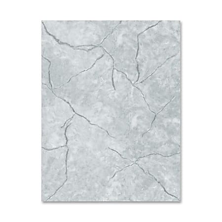 Botticino Marbled Paper Carrara Grey 100 Sheets DIN A5 90 g Offset Paper
