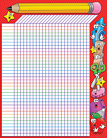 Scholastic Practice Chart, School Time Incentive, 17" x 22"