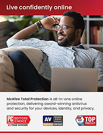 Mcafee Total Protection (1 PC  1 Year) (Email Delivery in 24 hours- No CD)  