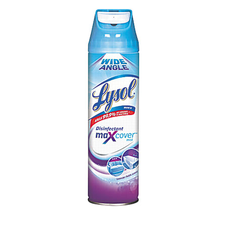Lysol® Max Cover™ Disinfectant Mist, Lavender Field Scent, 15 Oz Bottle