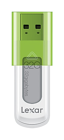 Lexar® JumpDrive® S50 USB 2.0 Flash Drive, 32GB, Green