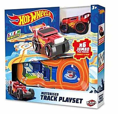 Hot Wheels Motorized 6-Piece Track Playset, Multicolor, Ages 3+