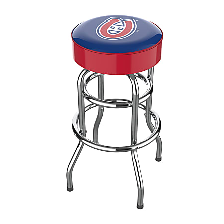 Imperial NHL Backless Swivel Bar Stool, Montreal Canadiens