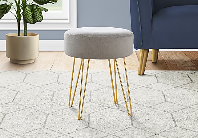 Hairpin leg ottoman deals