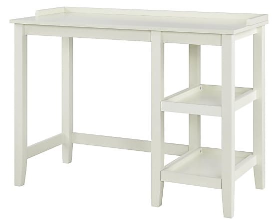 Ameriwood™ Home Eleanor Single Pedestal Desk, White