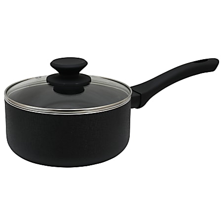 Oster Ashford 2-Quart Aluminum Sauce Pan, Black
